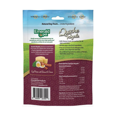 Emerald Pet Quiche Royale Bacon And Cheese Chewy Dog Treats 6oz. Default Title