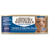 Grandma Mae's Country Naturals Pate Dinner Canned Cat Food Chicken & Vegetables 24ea/2.8 oz