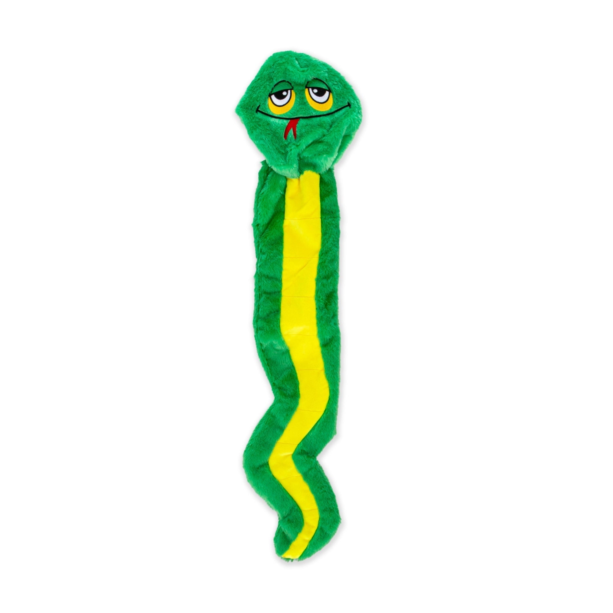GURU HideATail Snake Plush Puzzle Dog Toy Green, 1ea/MD