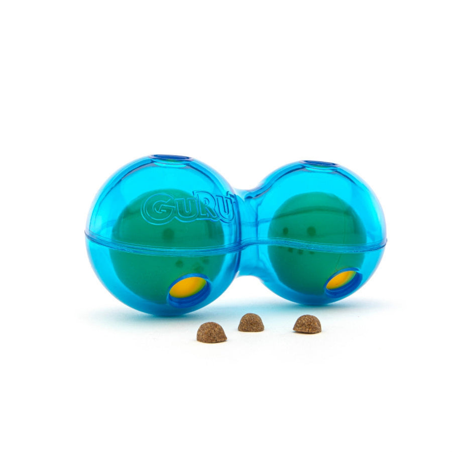 GURU DuoBall Treat Dispenser Dog Toy 1ea/MD