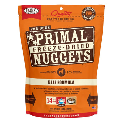 Primal Pet Foods Freeze Dried Dog Food 5.5oz.- Beef