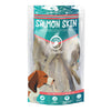 **Tickled Pet Dog 6oz. Salmon Skins Flat