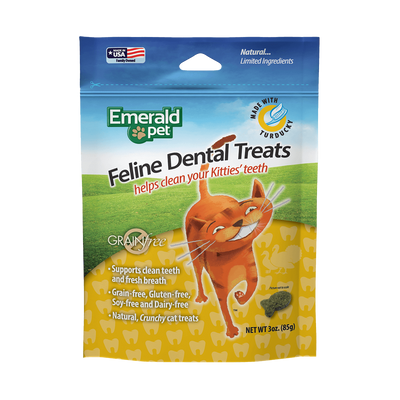 Emerald Pet Cat Dental Treat Turducky 3oz