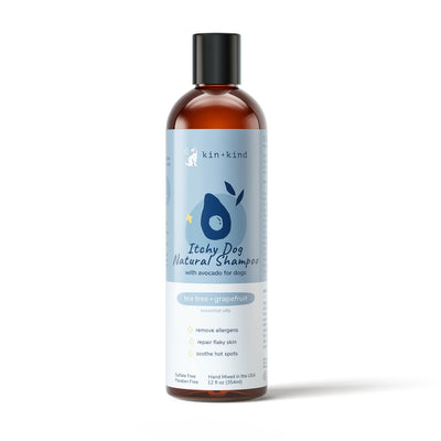 **Kin+Kind Shampoo Itchy Dog 12oz.  Teatree/Grapefruit