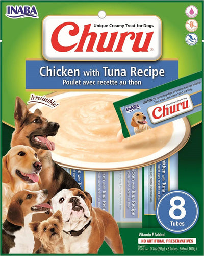 **Inaba Dog Churu Chicken Tuna 5.6oz. (6 Count)