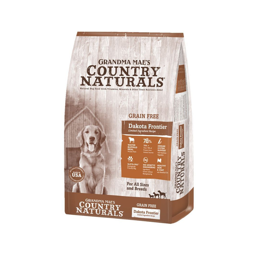 Grandma Mae'S Country Naturals Dog Limited Ingredient Grain Free Buffalo 22Lb