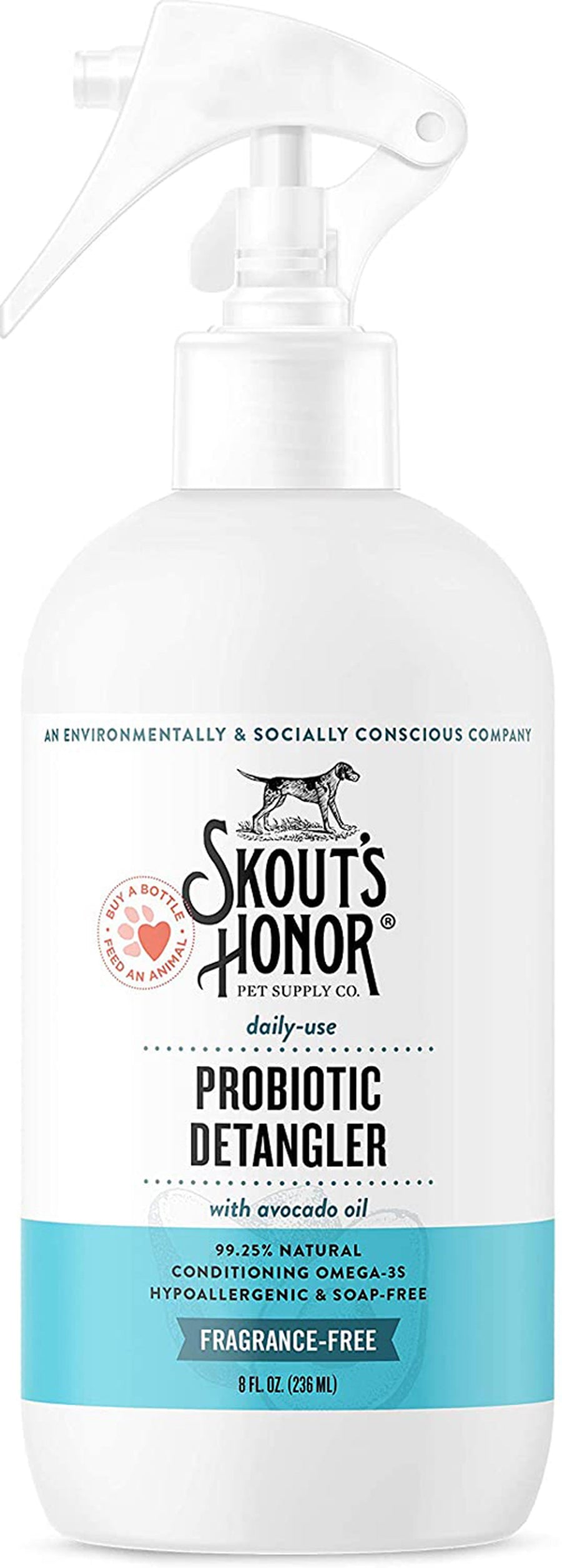 Skouts Honor Dog Detangler Unscented 8oz.