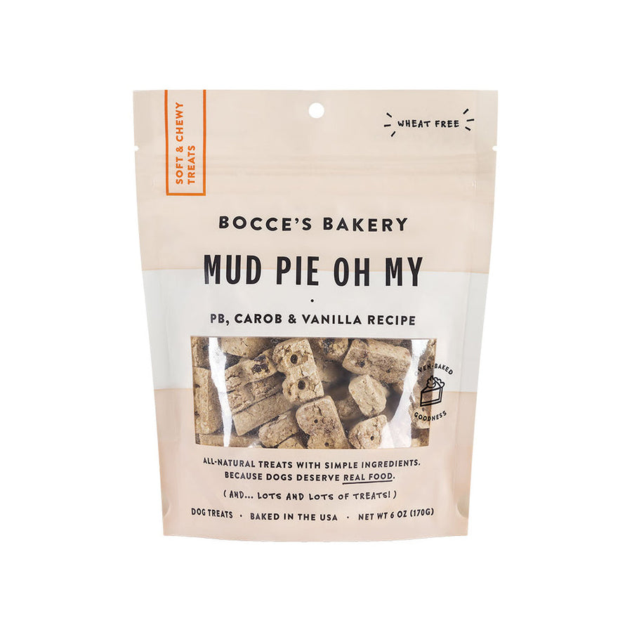 Bocces Bakery Dog Soft And Chewy Mud Pie 6oz