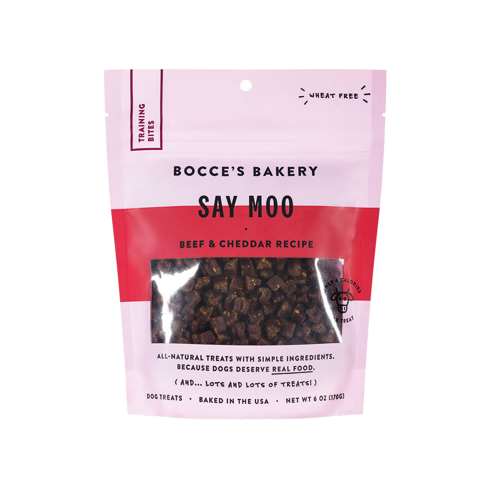 Bocces Bakery Dog Training Say Moooo 6oz