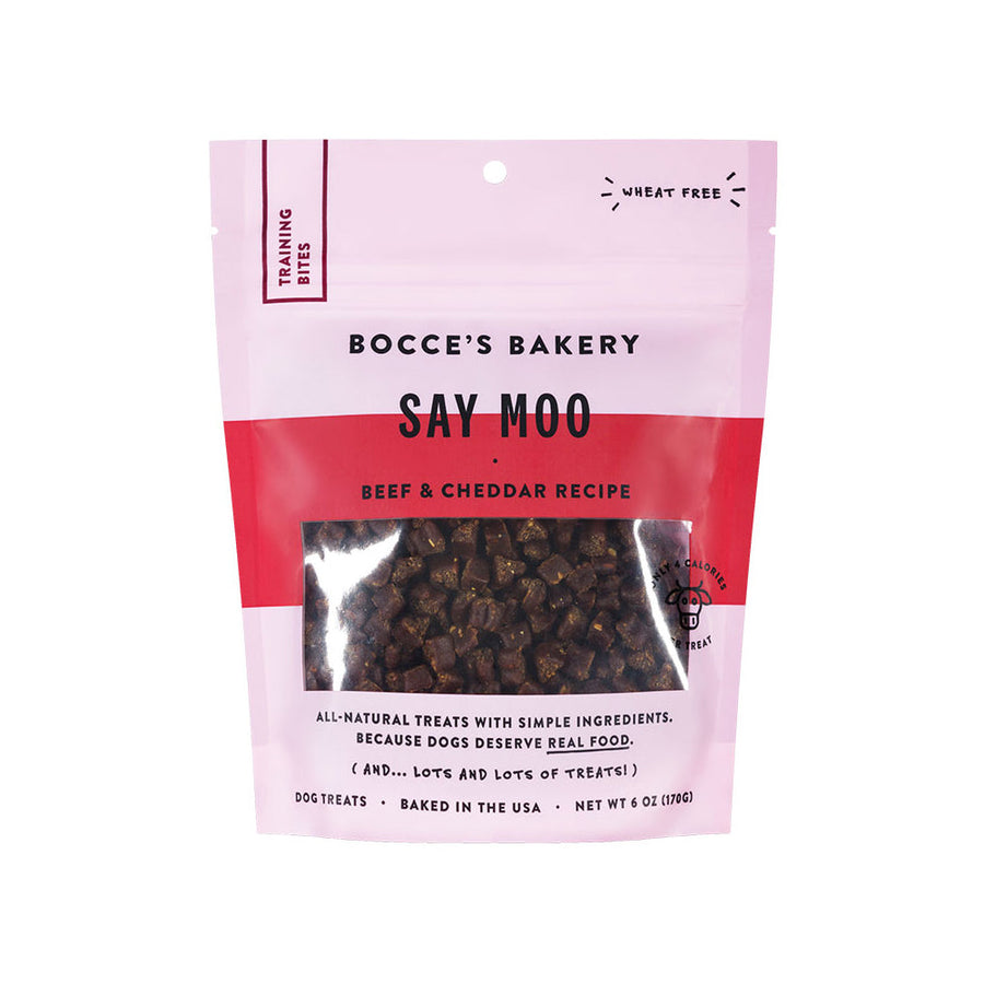 Bocces Bakery Dog Training Say Moooo 6oz