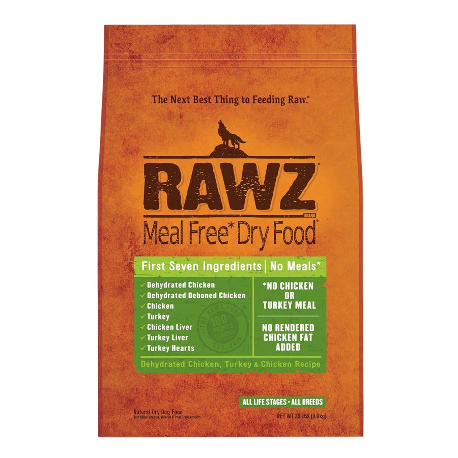 Rawz Dog Chicken Turkey 20Lb Meal Free