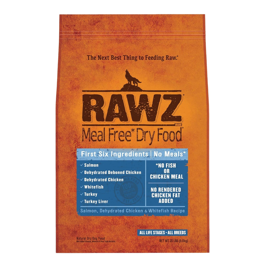 Rawz Dog Salmon Chicken Whitefish 20Lb Meal Free