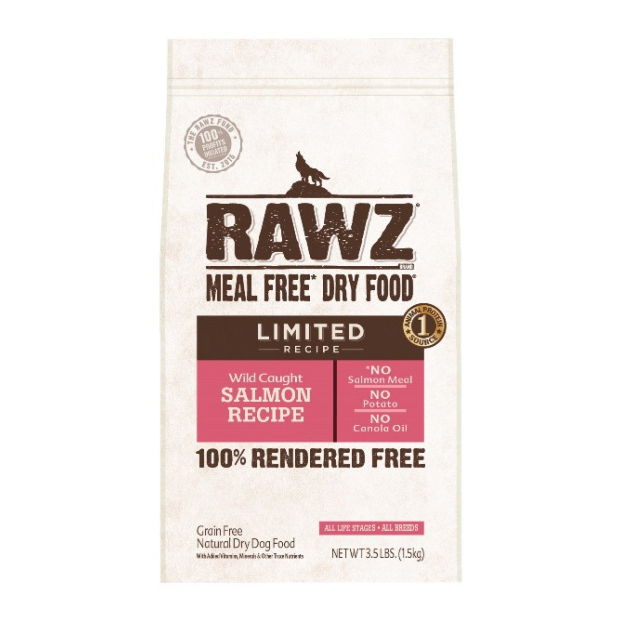 Rawz Dog LID Salmon 3.5Lb