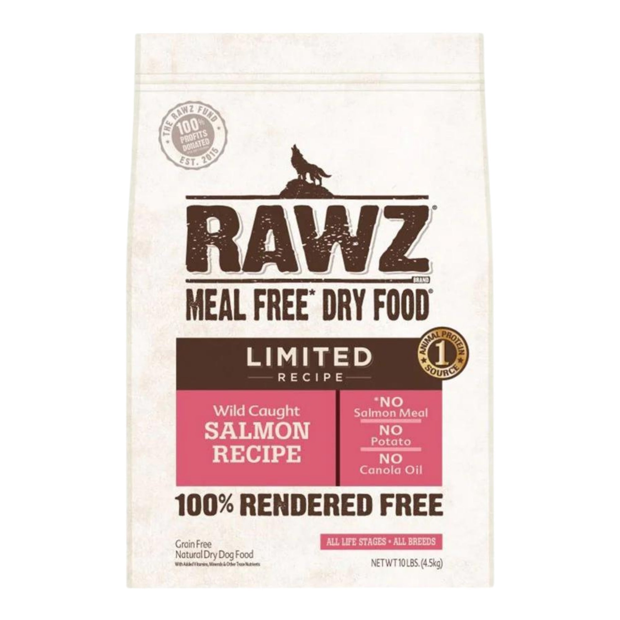 Rawz Dog LID Salmon 10Lb