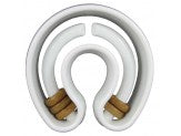 Starmark Treat Ringer Dog Toy Horseshoe White 1ea/One Size