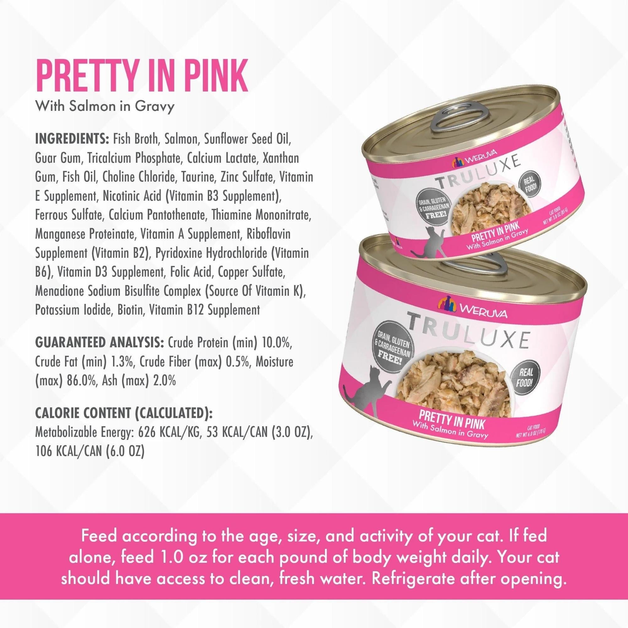 Truluxe Cat Pretty In Pink 6oz. (Case of 24)