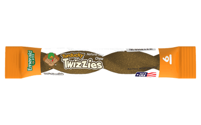 Emerald Pet Twizzies Dog Treat Peanutty 6inch/30count