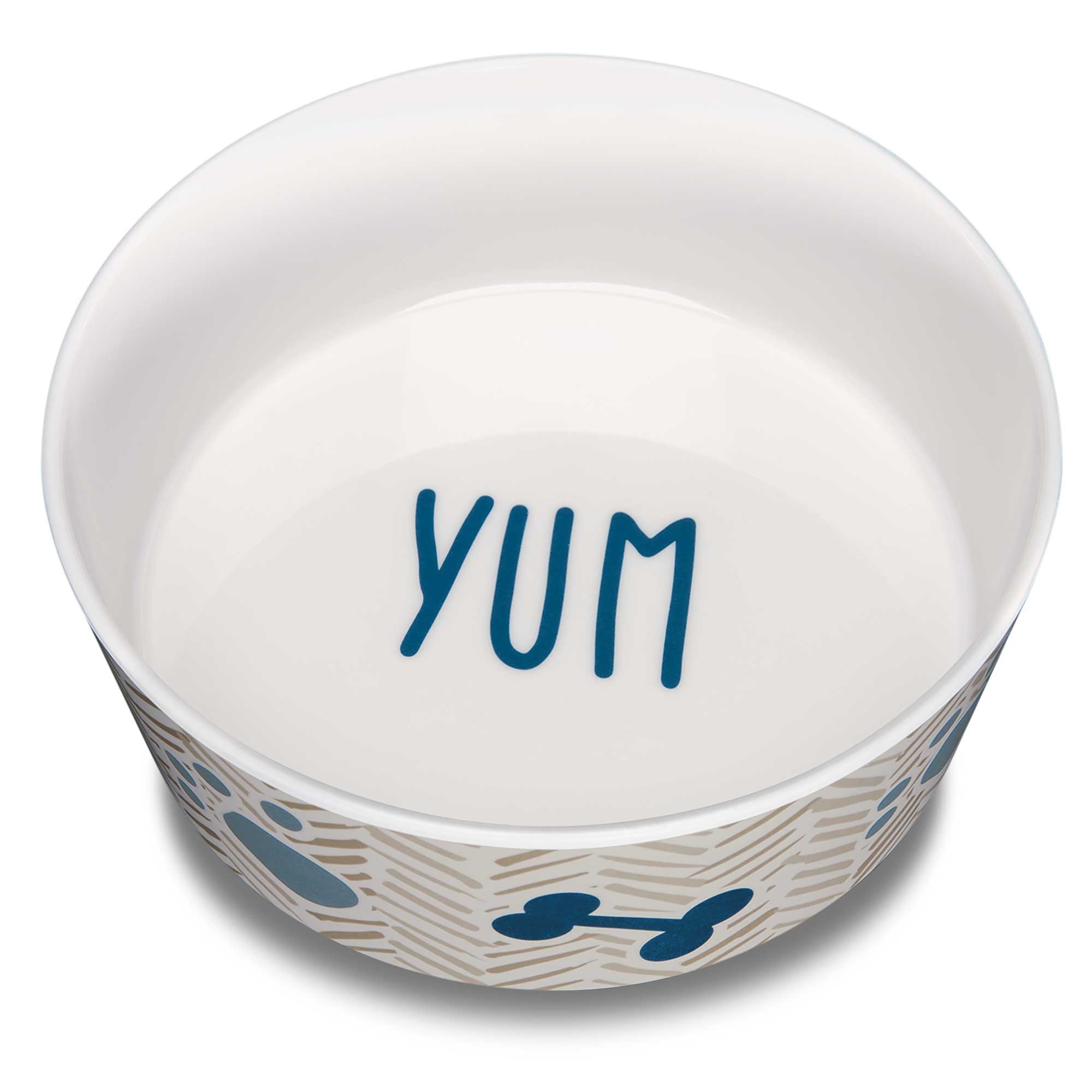Loving Pets Dolce Moderna Bowl Yum Chevron, 1ea/LG