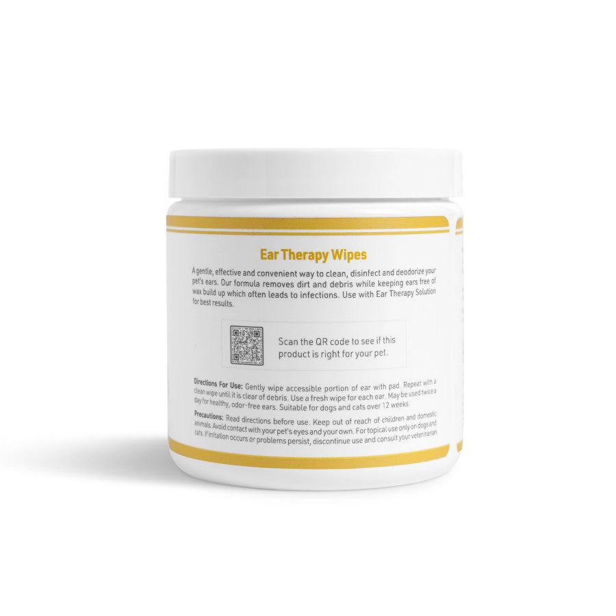 Synergy Labs Veterinary Formula Clinical Care Ear Therapy Wipes 1ea/100 ct