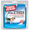 Simple Solution Washable Male Wrap Blue Medium