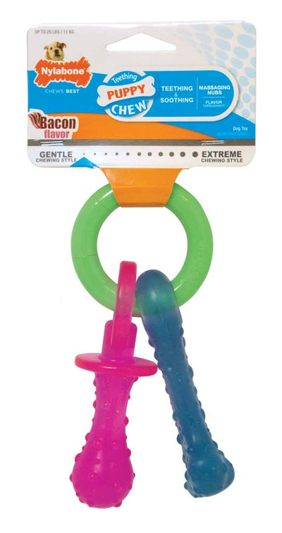 Nylabone Puppy Chew Teething Pacifier Pacifier; 1ea-SMall-Regular 1 ct
