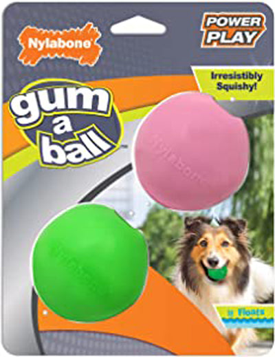 Nylabone Power Play GumaBall toy for Dogs GumaBall; 1ea-One Size 2 ct
