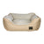 Tall Tails Dog Bolster Bed Khaki Large