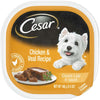 Cesar Classic Loaf in Sauce Adult Wet Dog Food Chicken & Veal 24ea/3.5 oz, 24 pk