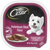 Cesar Classic Loaf in Sauce Adult Wet Dog Food Porterhouse Steak 24ea/3.5 oz, 24 pk