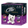 Cesar Classic Loaf in Sauce Adult Wet Dog Food Variety Pack (Beef, Filet Mignon, Grilled Chicken, Poterhouse Steak) 1ea/84.66 oz, 24 pk