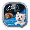 Cesar Loaf & Topper in Sauce Adult Wet Dog Food Rotisserie Chicken w/Bacon & Cheese 24ea/3.5 oz, 24 pk