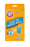 Arm and Hammer Easy-Tie Waste Bags Blue 75 Count