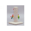 North American Pet Cat Post with Feather Scratching Post Neutral Tone 17.5 in