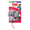 KONG Refillable Feather Rat Catnip Cat Toy Grey 1ea/One Size