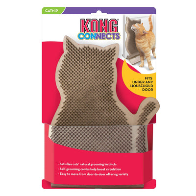 KONG Connects Kitty Self-Grooming Comber for Cats Champagne 1ea/One Size