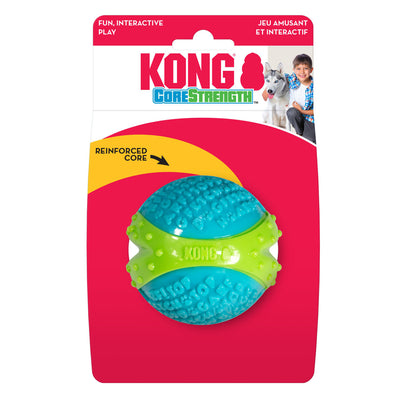 KONG Corestrength Dog Toy Ball Blue 1ea/LG