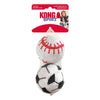 KONG Sport Balls Cat Toy Assorted 1ea/SM, 2 pk