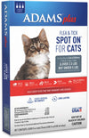 Adams Plus Flea and Tick Spot On for Cats and Kittens Over 2.5 lbs but under 5 lbs