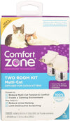 Comfort Zone MultiCat Calming Diffuser Kit; Cat Pheromones; 2 Pack Diffuser Kit; New Formula