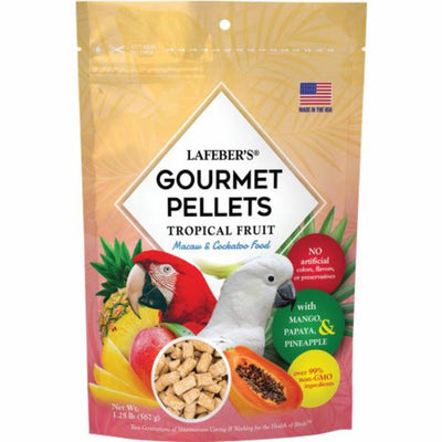 Lafeber Company Tropical Fruit Gourmet Pellets Macaw Bird Food 1.25 Pounds
