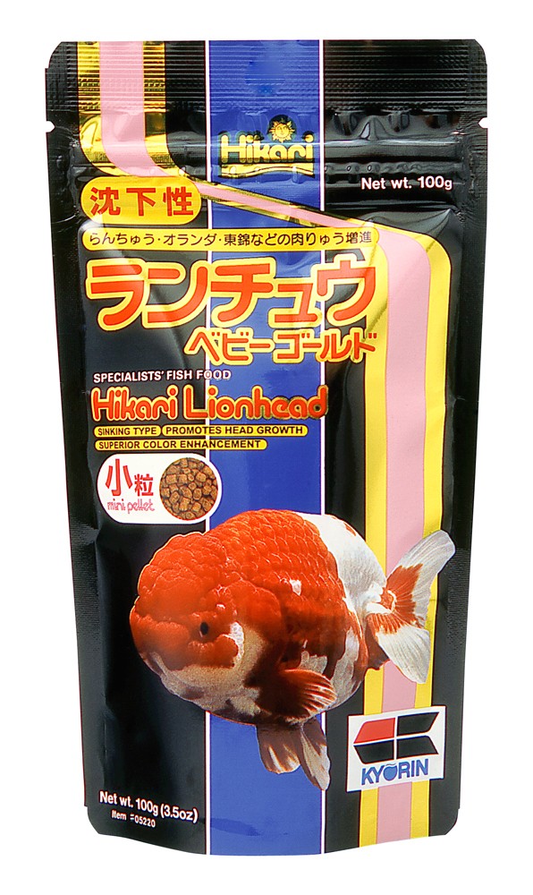 Hikari USA Lionhead Sinking Pellets Fish Food 3.5 oz Mini