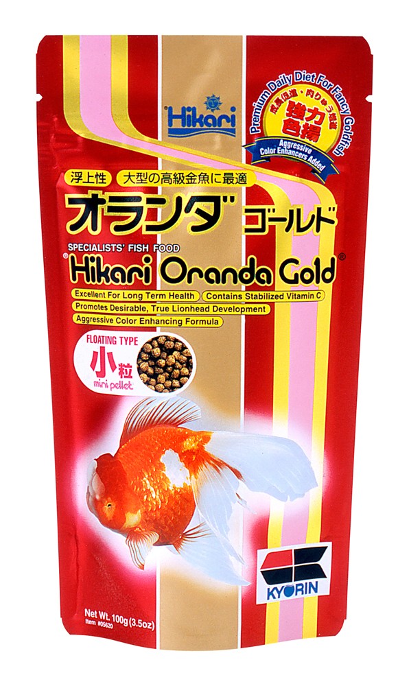 Hikari USA Oranda Gold Pellets Fish Food 3.5 oz Mini