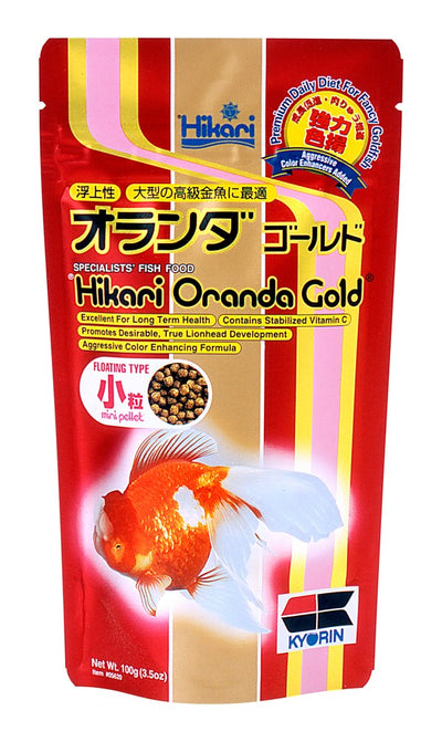Hikari USA Oranda Gold Pellets Fish Food 3.5 oz Mini
