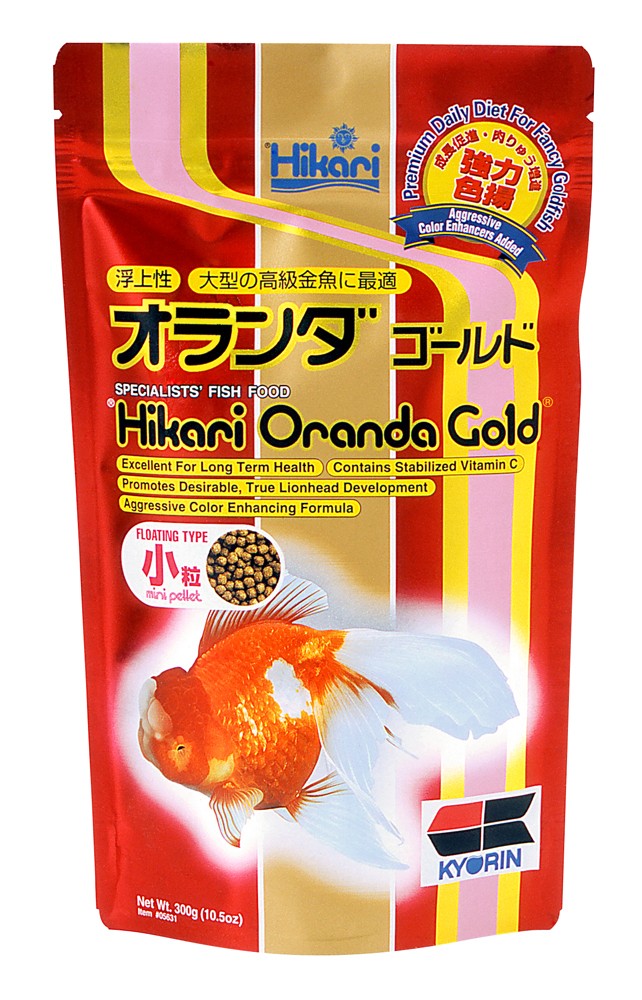 Hikari USA Oranda Gold Pellets Fish Food 10.5 oz Mini