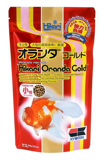Hikari USA Oranda Gold Pellets Fish Food 10.5 oz Mini