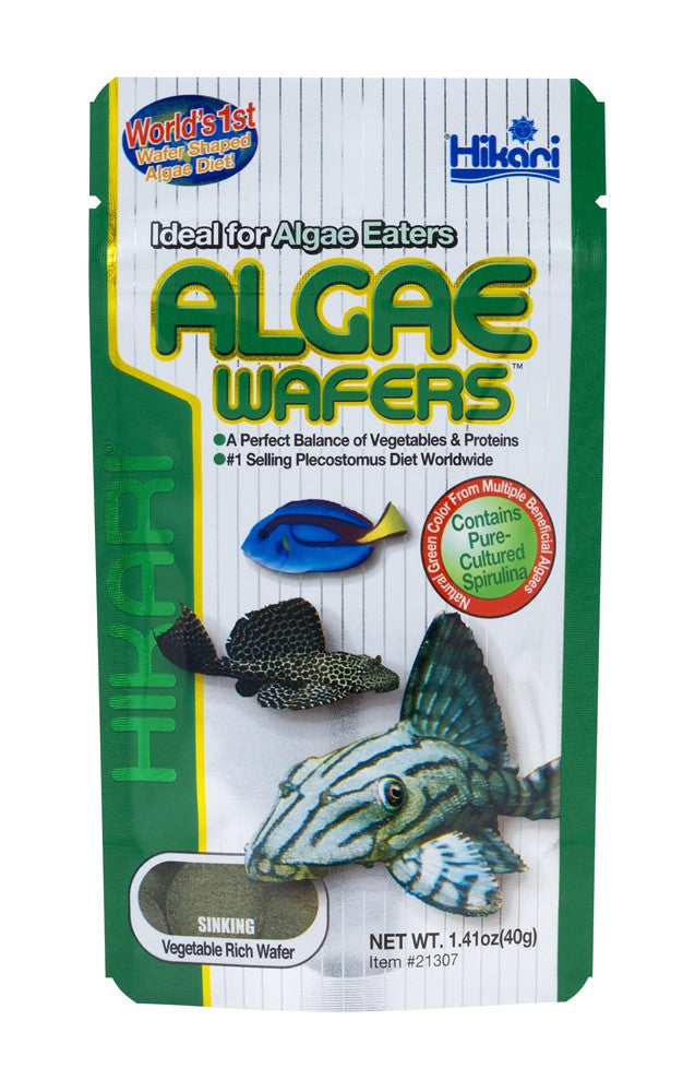 Hikari USA Algae Wafers Rapidly Sinking Wafer Fish Food 1.41 oz