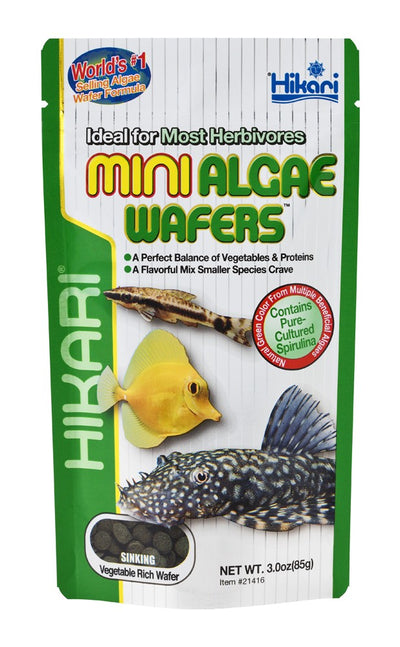 Hikari USA Algae Wafers Sinking Wafer Fish Food 3 oz Mini