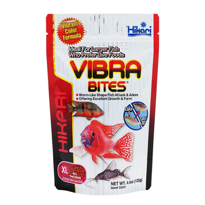 Hikari USA Vibra Bites Tropical Fish Food 1ea-4.4 oz XL