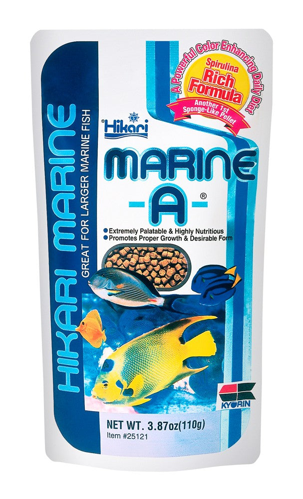 Hikari USA Marine A Pellets Slow Sinking Fish Food 3.87 oz