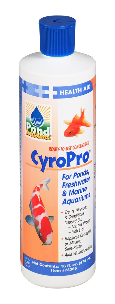 Pond Solutions CyroPro Liquid Concentrate Anchor Worm and Fish Lice Treatment 16 oz